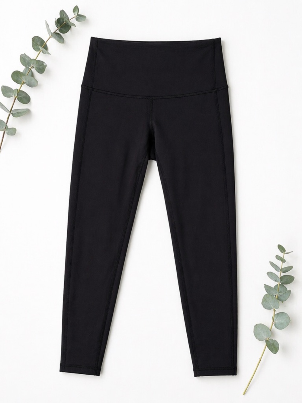 Zella High Waist Black Cropped Leggings Mesh Panels Hidden Pocket Size S